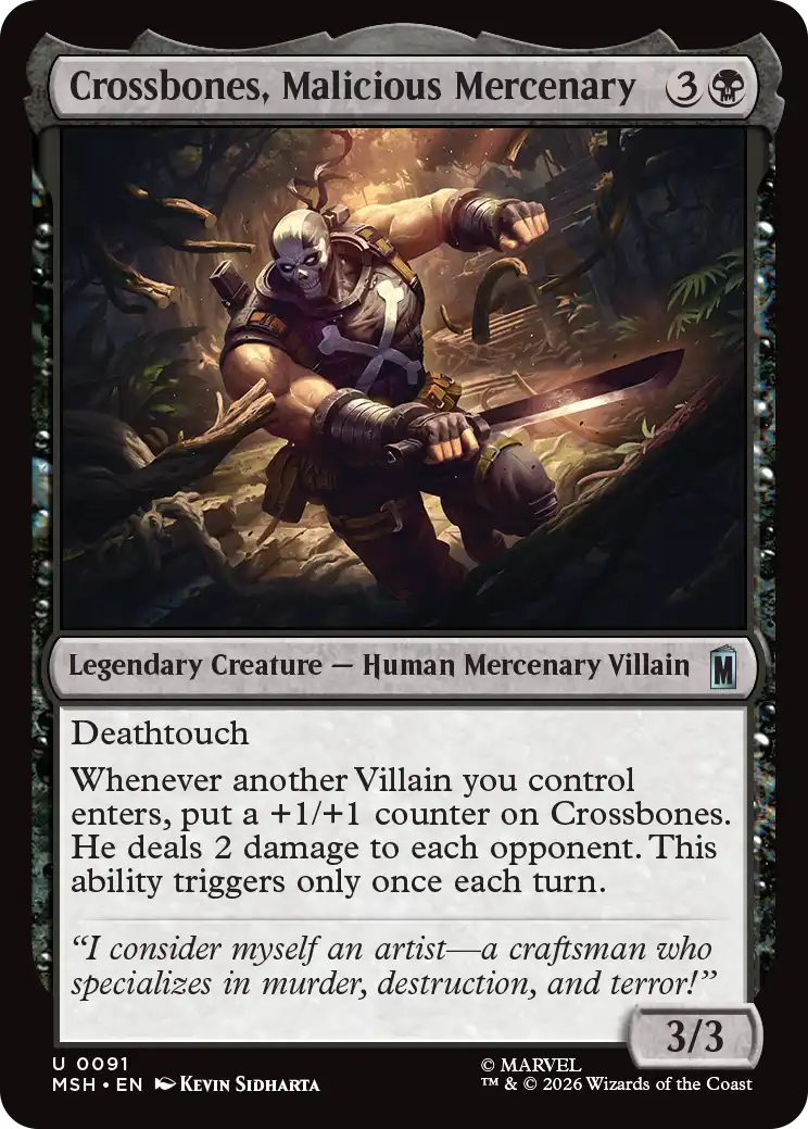 MTG Canarias - MSH 0091 - Crossbones, Malicious Mercenary