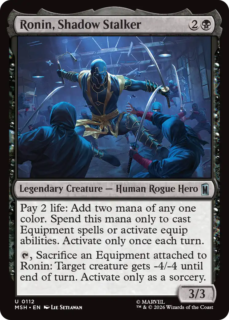 MTG Canarias - MSH 0112 - Ronin, Shadow Stalker