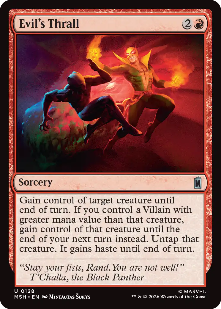 MTG Canarias - MSH 0128 - Evil's Thrall