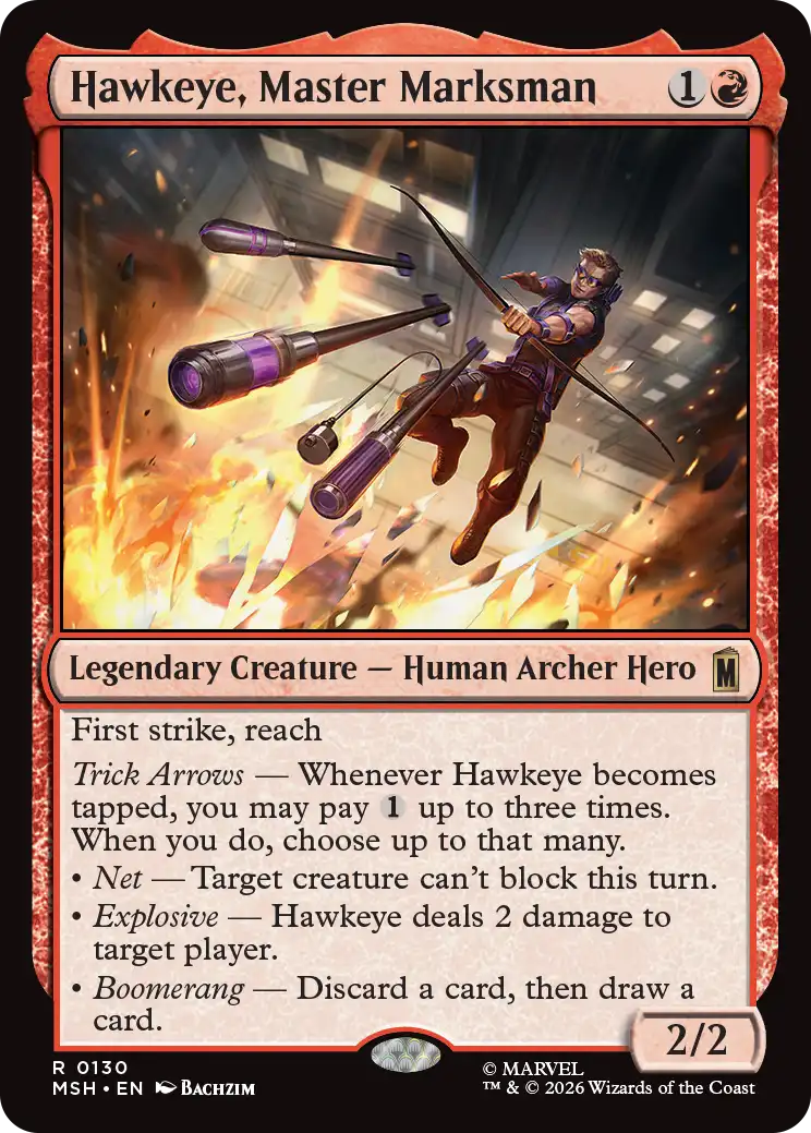 MTG Canarias - MSH 0130 - Hawkeye, Master Marksman