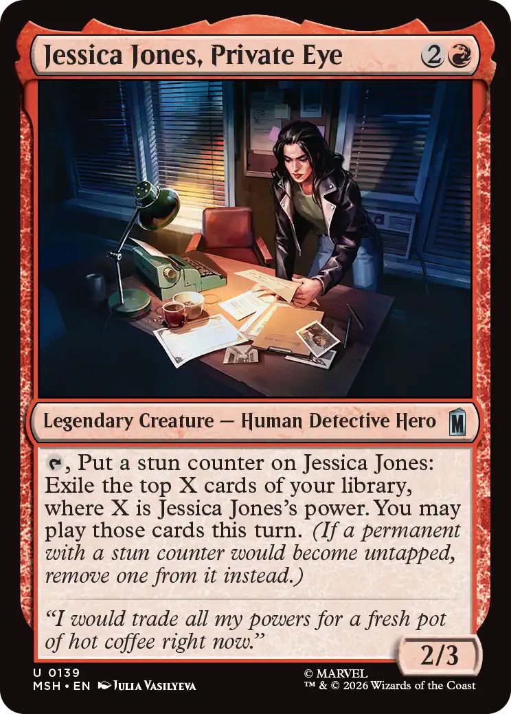 MTG Canarias - MSH 0139 - Jessica Jones, Private Eye