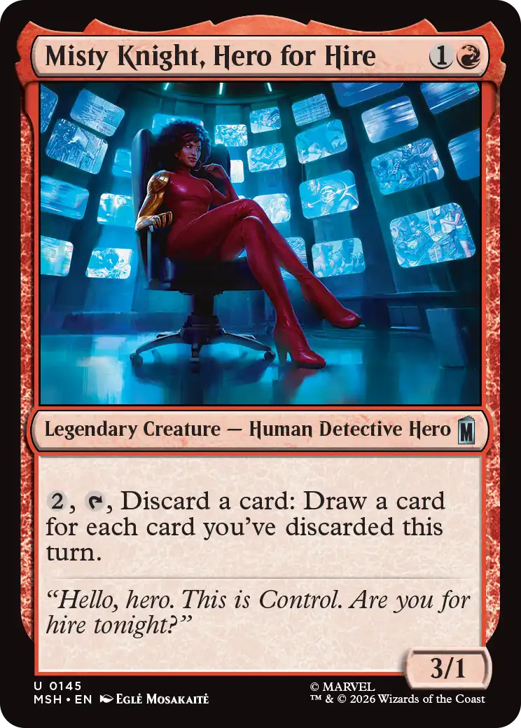 MTG Canarias - MSH 0145 - Misty Knight, Hero for Hire