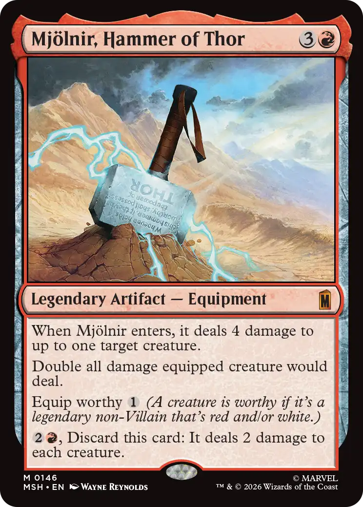 MTG Canarias - MSH 0146 - Mjölnir, Hammer of Thor