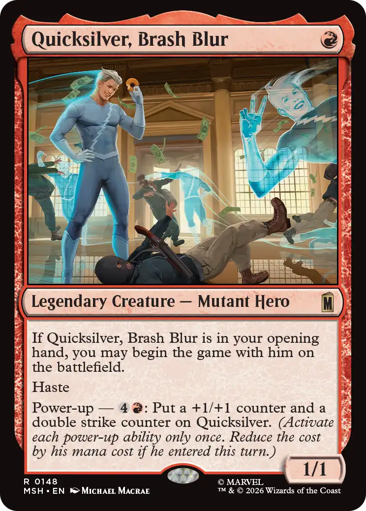 MTG Canarias - MSH 0148 - Quicksilver, Brash Blur
