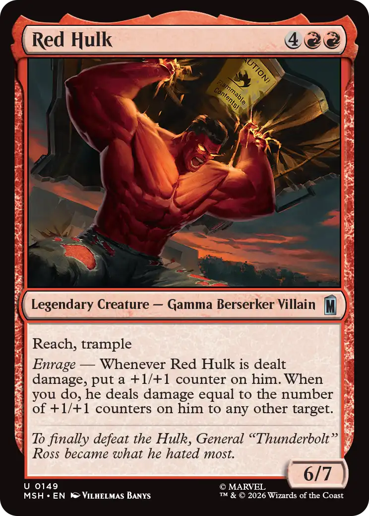 MTG Canarias - MSH 0149 - Red Hulk