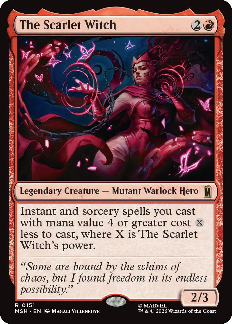 MTG Canarias - MSH 0151 - The Scarlet Witch