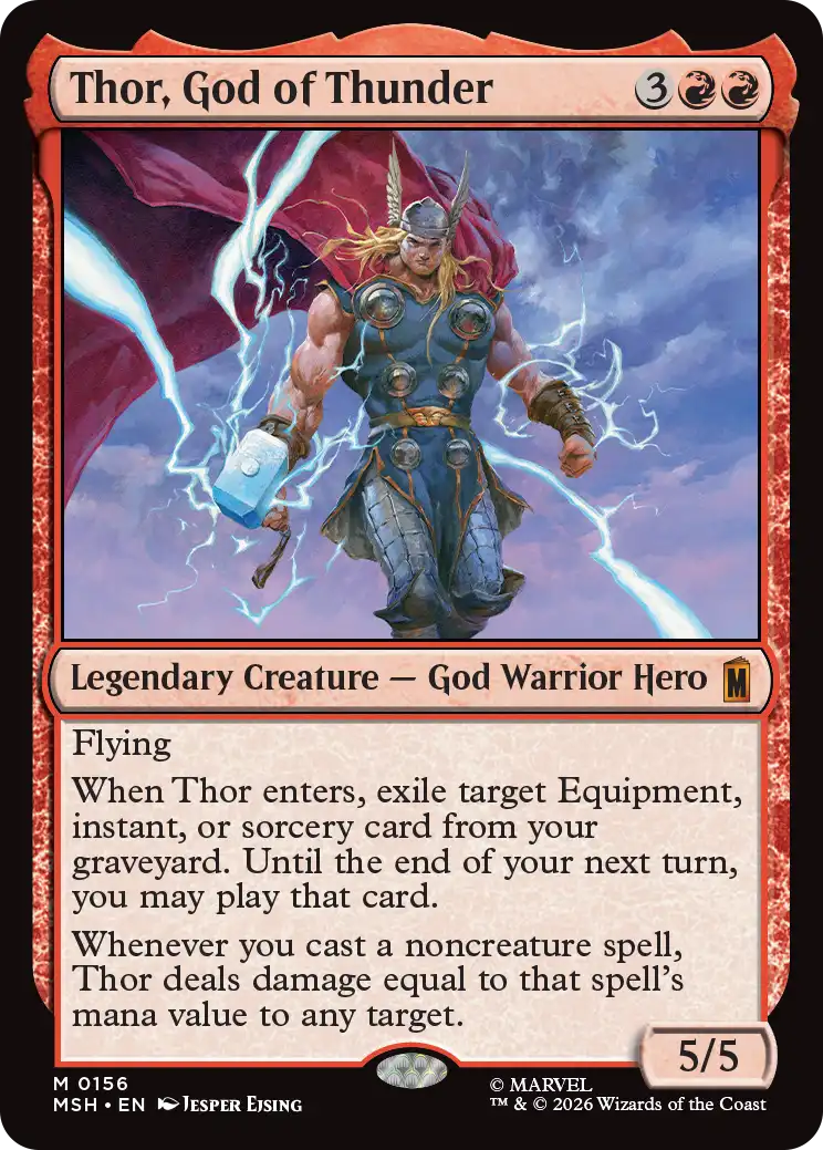 MTG Canarias - MSH 0156 - Thor, God of Thunder