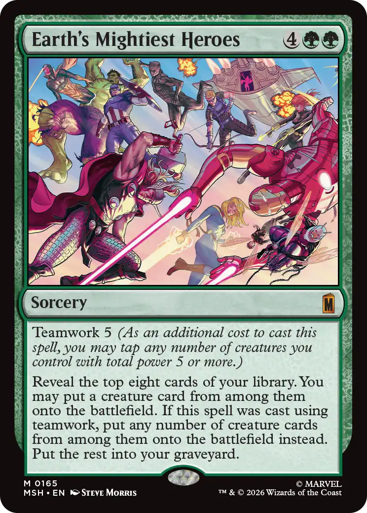 MTG Canarias - MSH 0165 - Earth's Mightiest Heroes