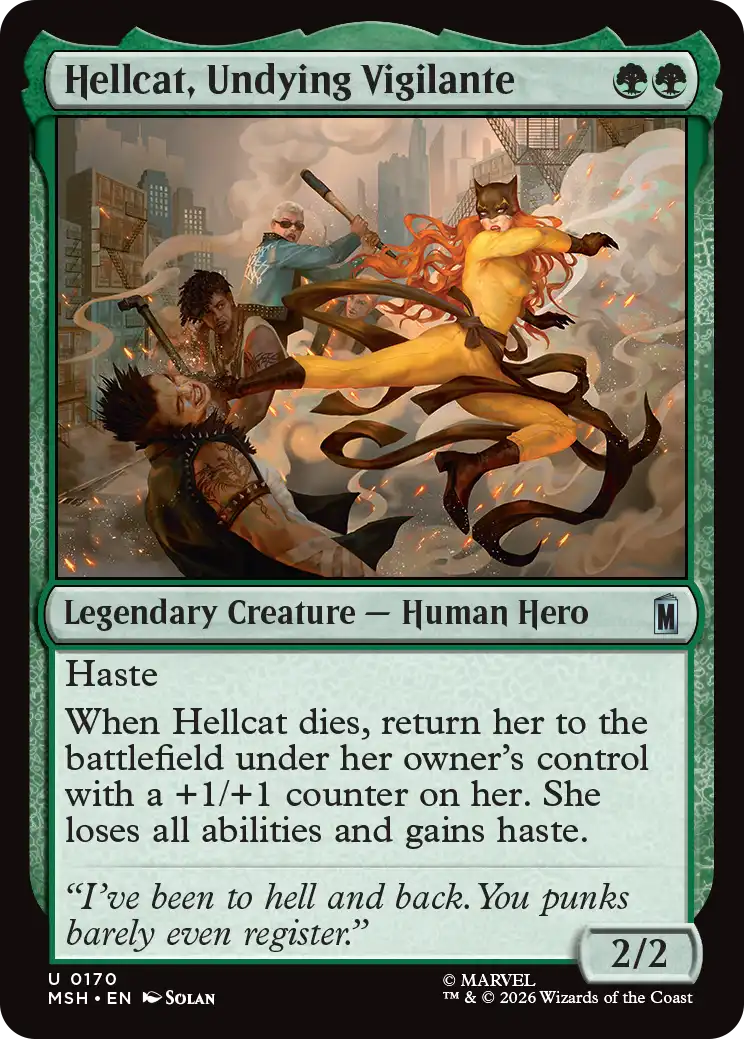 MTG Canarias - MSH 0170 - Hellcat, Undying Vigilante