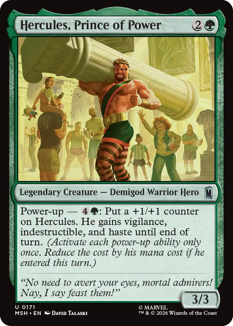 MTG Canarias - MSH 0171 - Hercules, Prince of Power