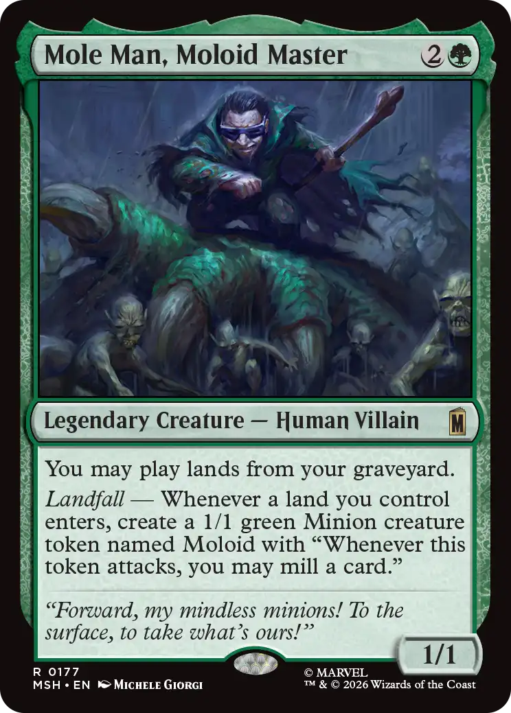 MTG Canarias - MSH 0177 - Mole Man, Moloid Master