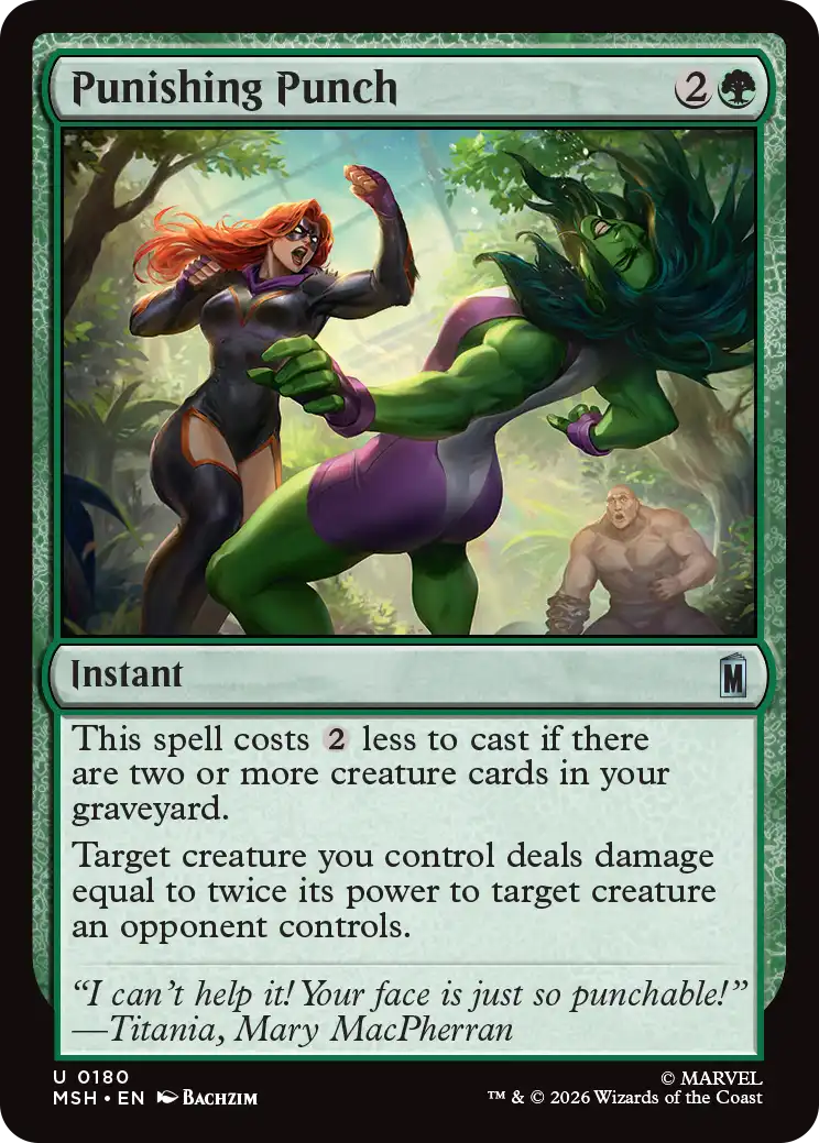 MTG Canarias - MSH 0180 - Punishing Punch