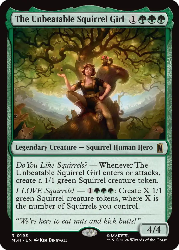 MTG Canarias - MSH 0193 - The Unbeatable Squirrel Girl