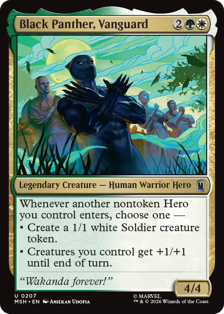 MTG Canarias - MSH 0207 - Black Panther, Vanguard