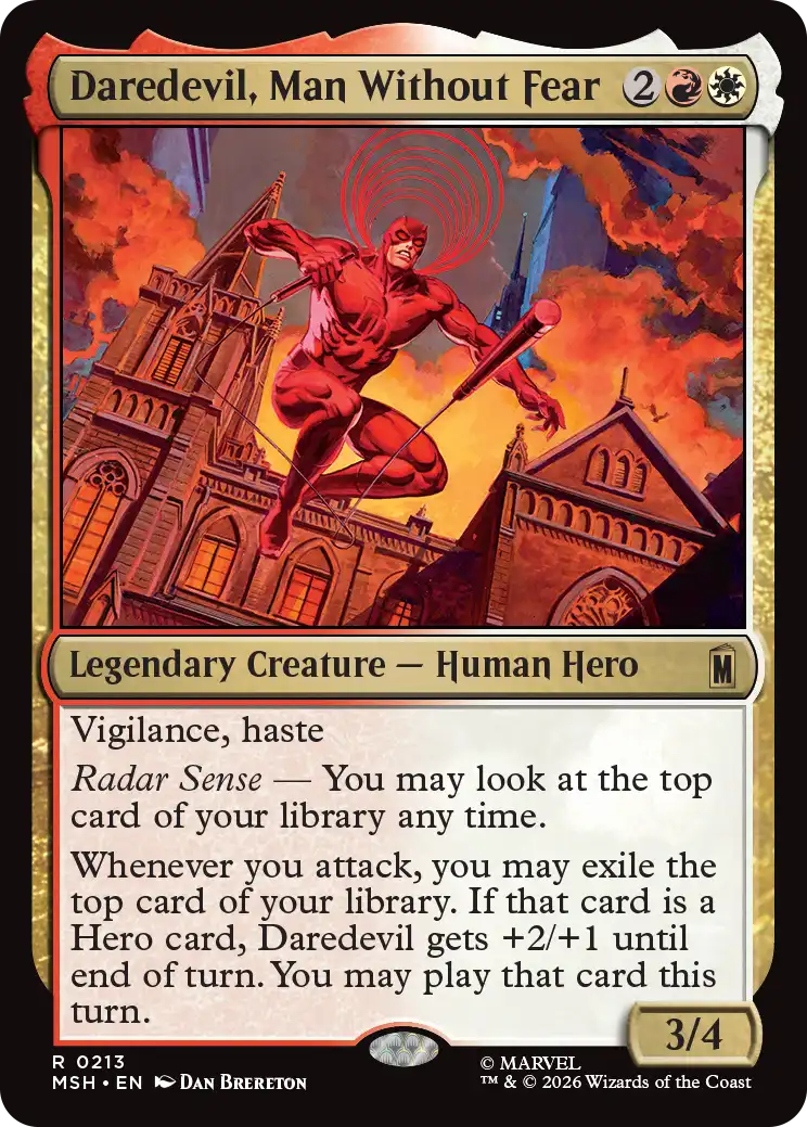 MTG Canarias - MSH 0213 - Daredevil, Man Without Fear