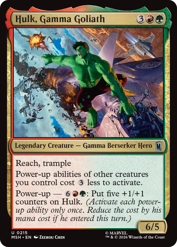 MTG Canarias - MSH 0215 - Hulk, Gamma Goliath