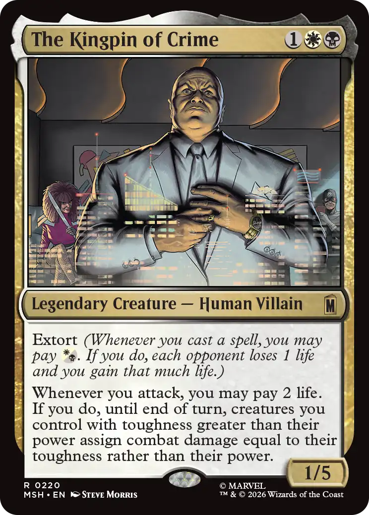 MTG Canarias - MSH 0220 - The Kingpin of Crime