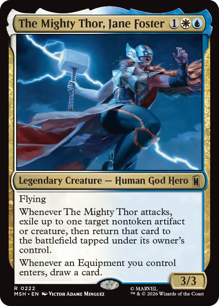 MTG Canarias - MSH 0222 - The Mighty Thor, Jane Foster
