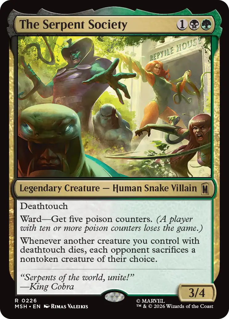 MTG Canarias - MSH 0226 - The Serpent Society