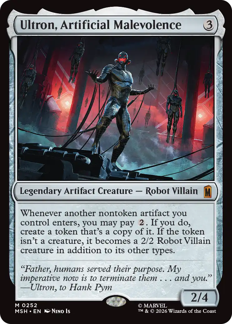 MTG Canarias - MSH 0252 - Ultron, Artificial Malevolence