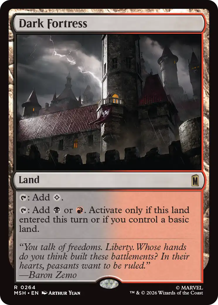 MTG Canarias - MSH 0264 - Dark Fortress