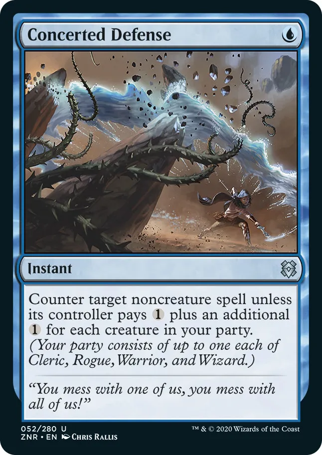 MTG Canarias - ZNR 052 - Concerted Defense