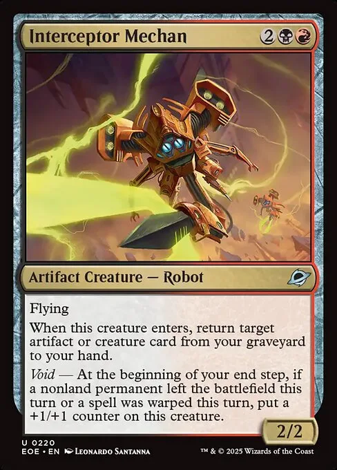 Mecan interceptor
