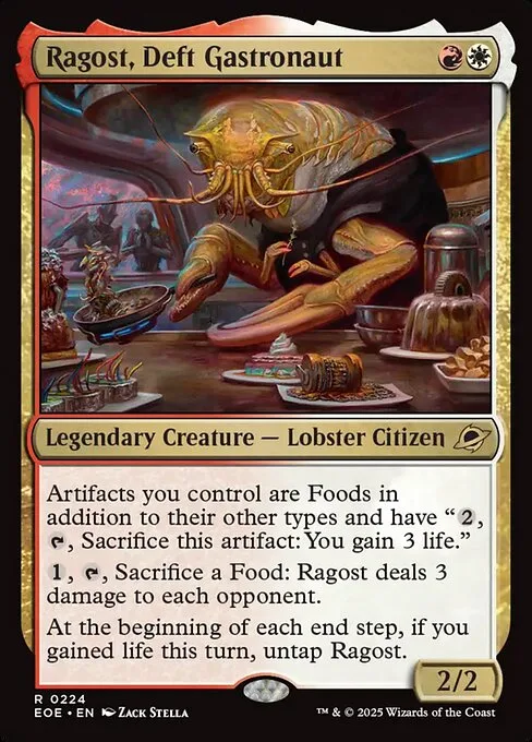 Ragost, gastronauta hábil