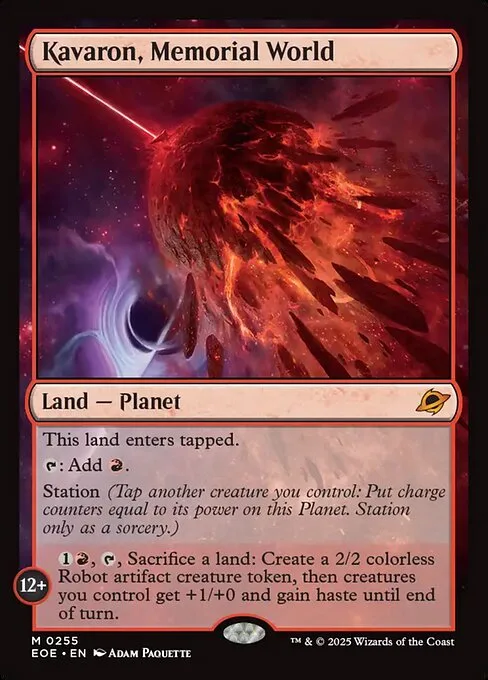 Kávaron, mundo destruido