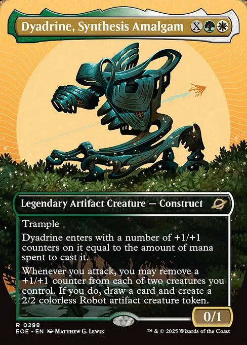 Dyadrine, amalgama de síntesis