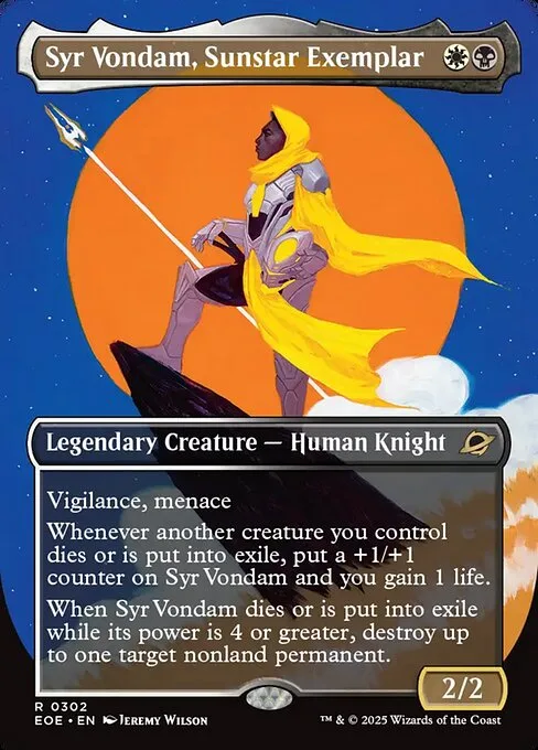 Syr Vondam, as de Solestrella