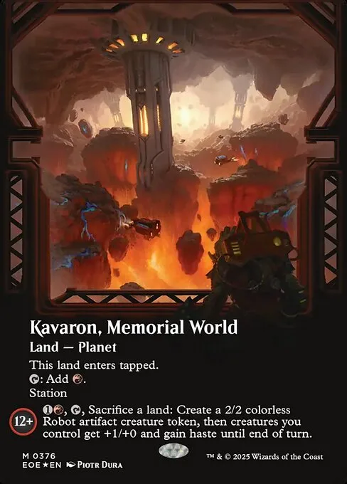 Kávaron, mundo destruido