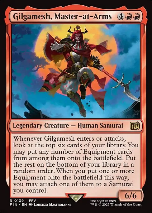 Gilgamesh, maestro de armas