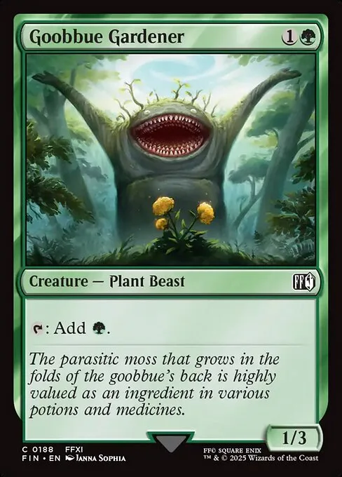 Jardinero goobbue