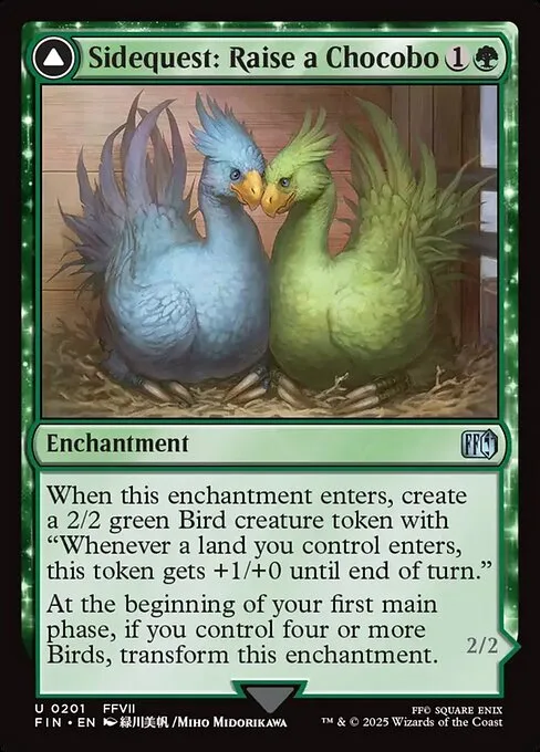 Misión secundaria: criar chocobos // Chocobo negro