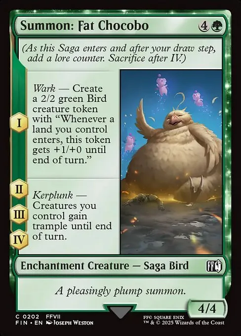 Invocación: Chocobo gordo