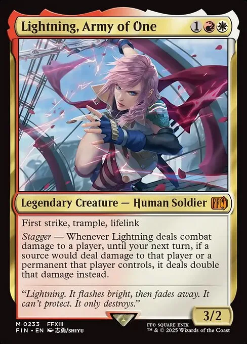 Lightning, Andanada
