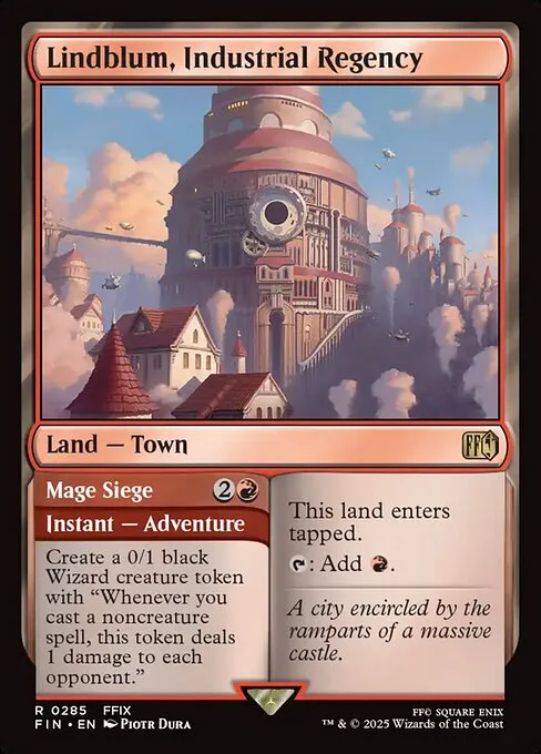Lindblum, ducado industrial // Asedio de los magos