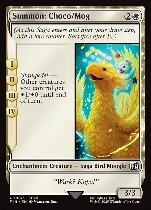 Invocación: Chocobo y moguri