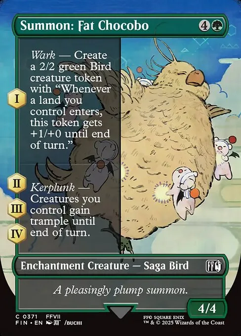 Invocación: Chocobo gordo