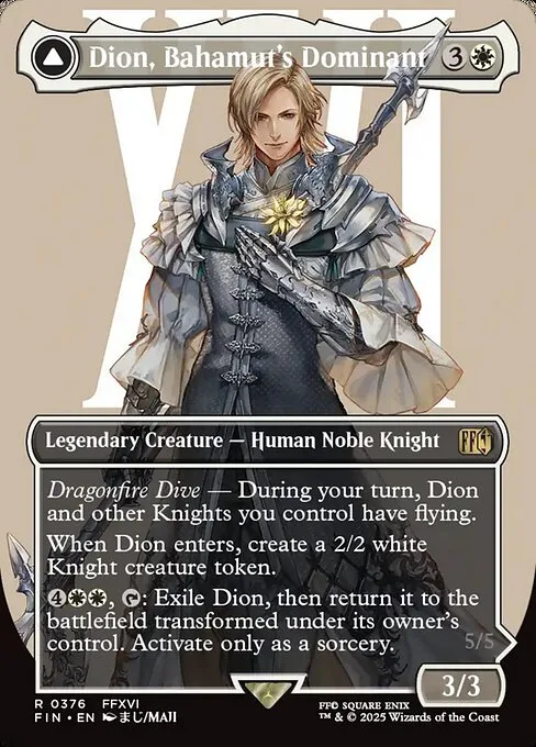 Dion, Dominante de Bahamut // Bahamut, eikon de la luz