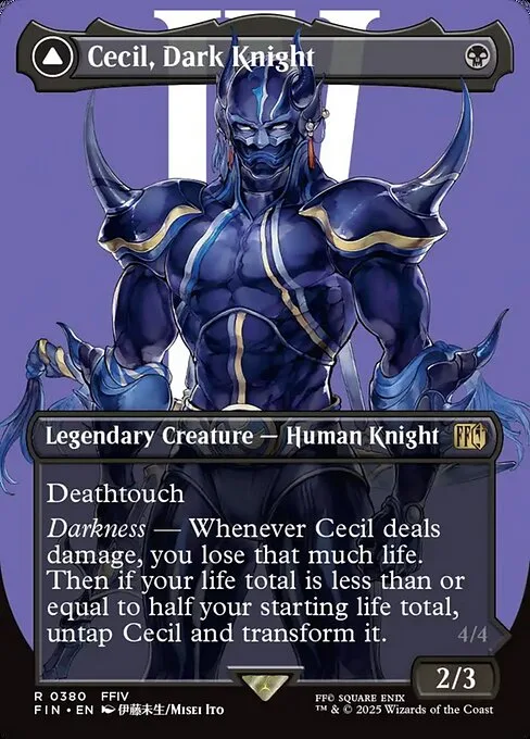 Cecil, caballero oscuro // Cecil, paladín redimido