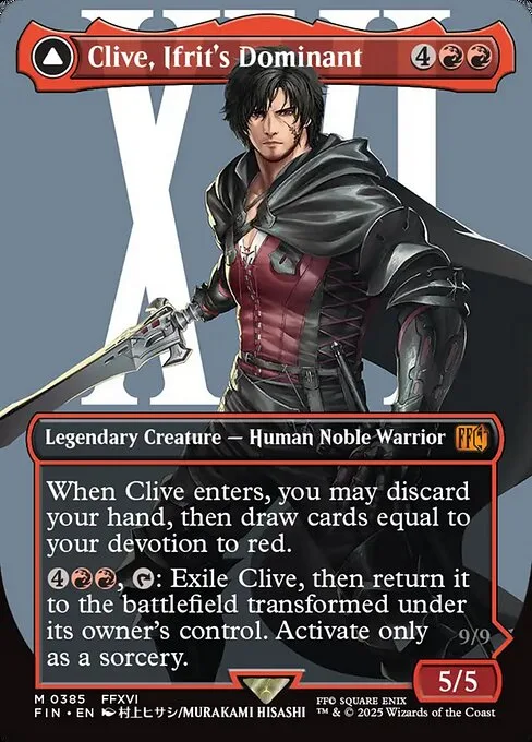 Clive, Dominante de Ifrit // Ifrit, eikon infernal