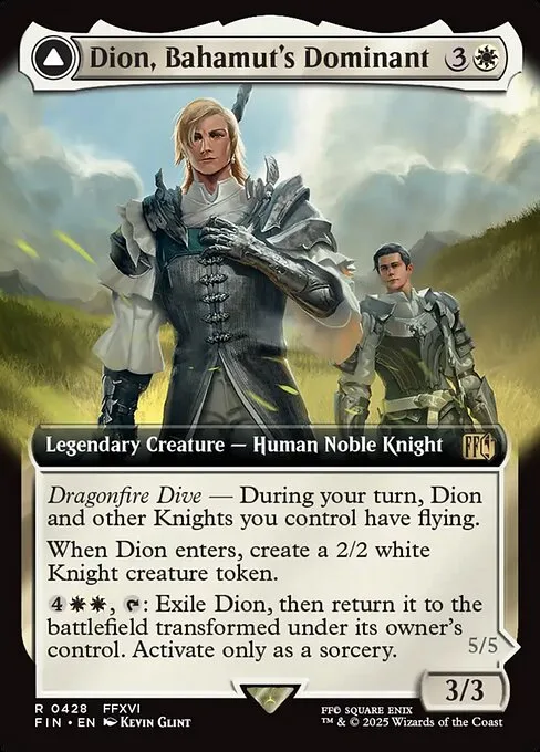 Dion, Bahamut's Dominant // Bahamut, Warden of Light