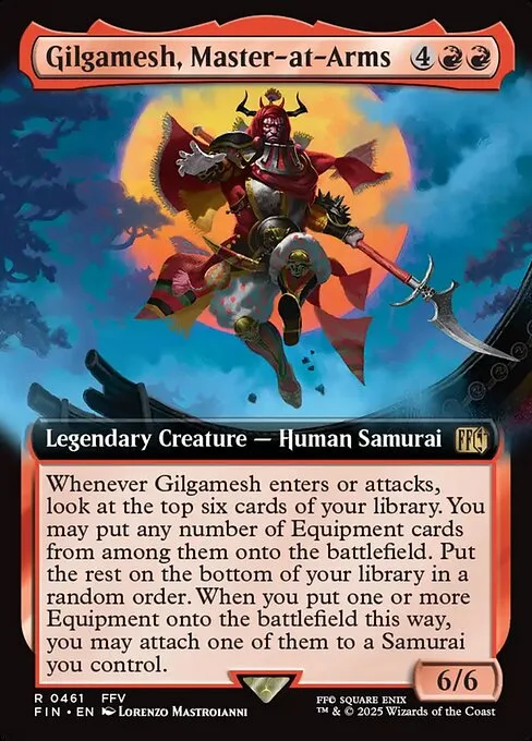 Gilgamesh, maestro de armas