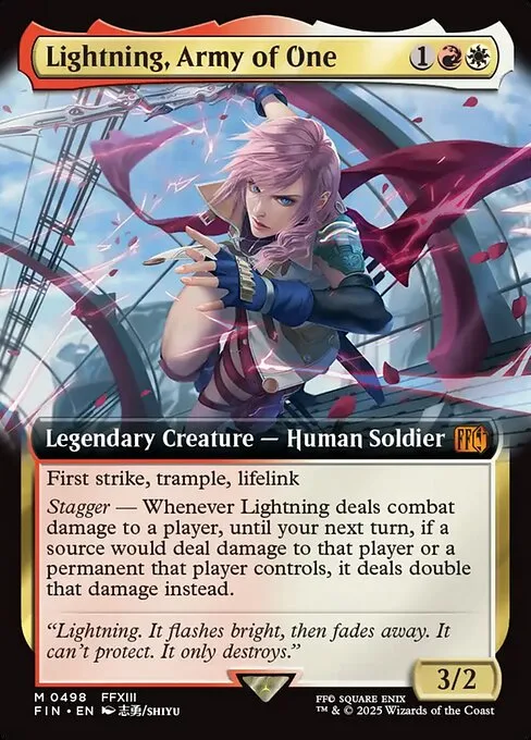 Lightning, Andanada
