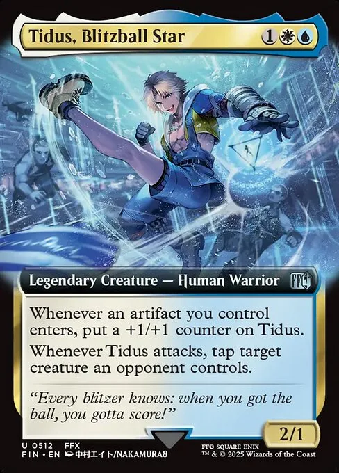 Tidus, estrella del blitzbol