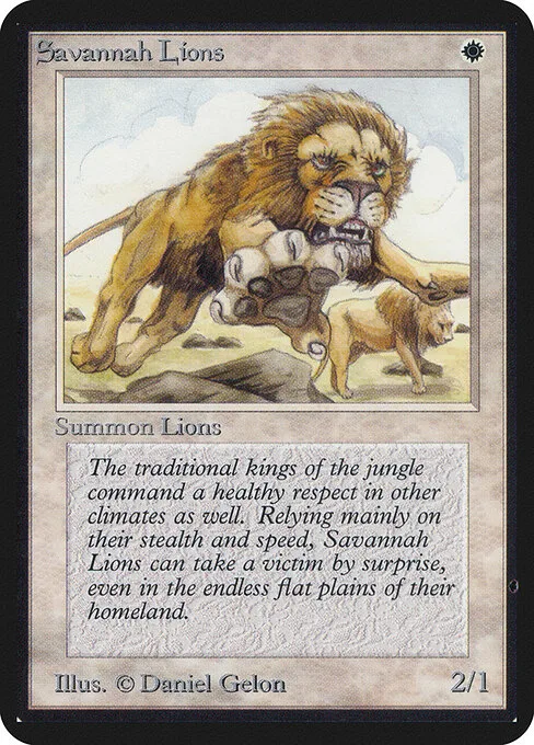 Leones de la sabana
