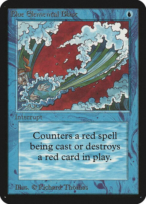 Ráfaga elemental azul