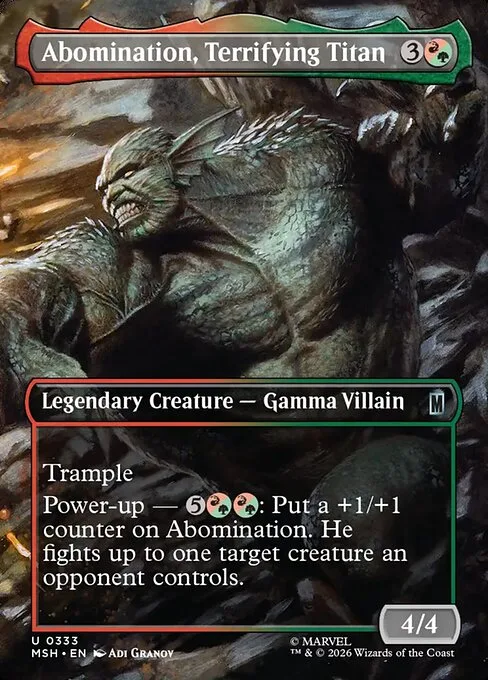 Abominación, titán terrorífico